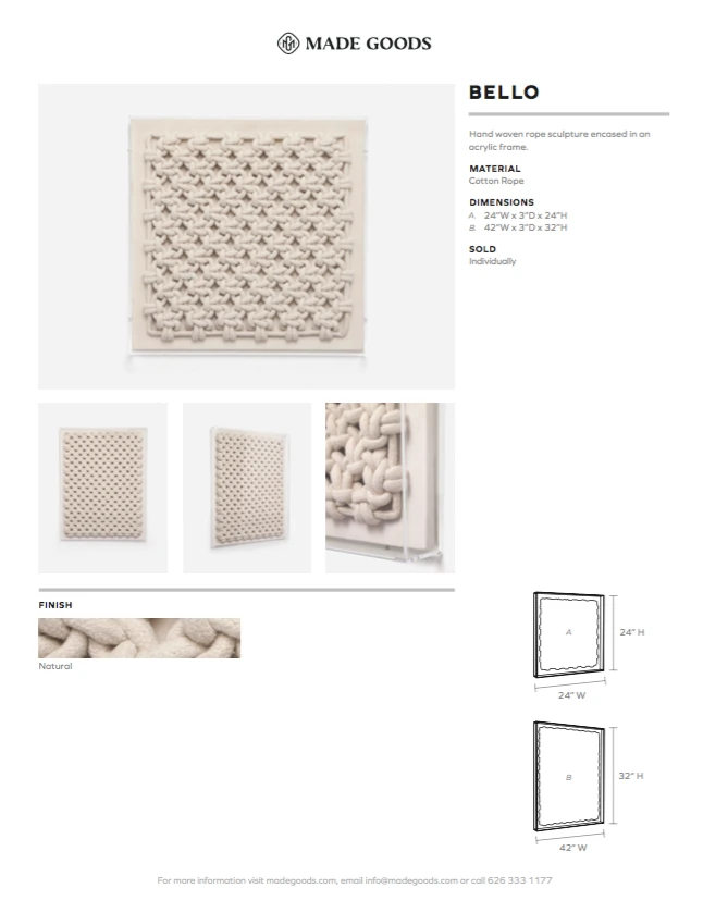 Made Goods Bello Wall Art Large 8 Made Goods Bello Wall Art Large