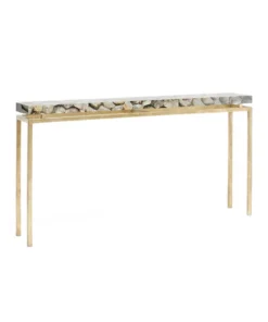 Made Goods New Arrivals Benjamin Narrow Console Table Gold 18 Made Goods New Arrivals Benjamin Narrow Console Table Gold