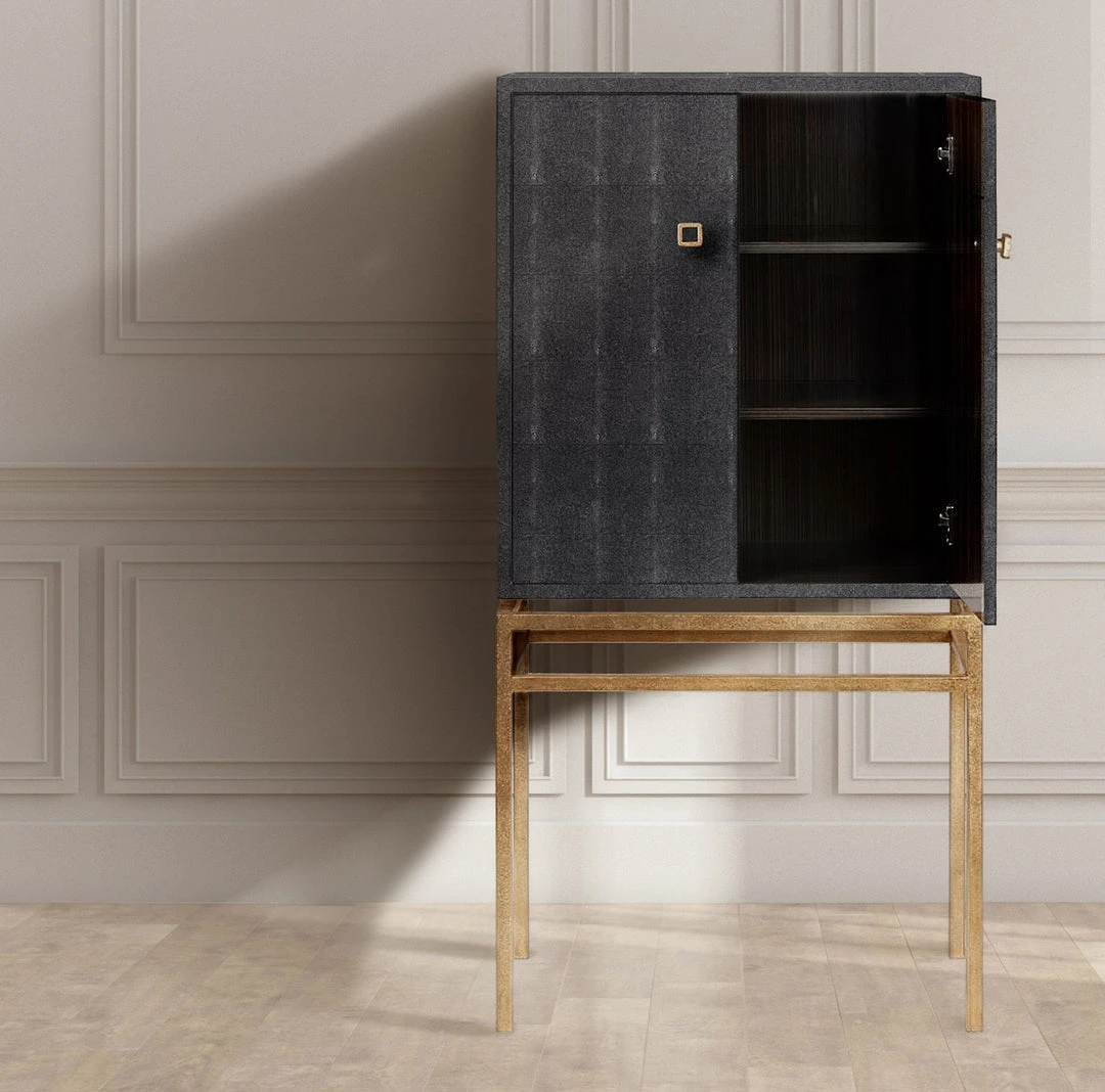 Made Goods Benjamin Standing Cabinet Cool Gray And Gold 4 Made Goods Benjamin Standing Cabinet Cool Gray And Gold