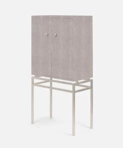 Made Goods New Arrivals Benjamin Standing Cabinet Sand And Silver