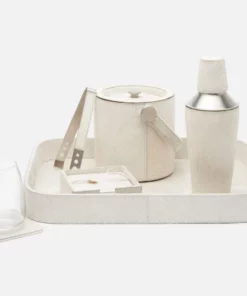 Blue Pheasant New Arrivals Browmley Tray White Hide