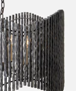 Made Goods New Arrivals Camille Chandelier Old Bronze