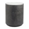 Made Goods Cara Side Table Charcoal Faux Linen 1 Made Goods Cara Side Table Charcoal Faux Linen