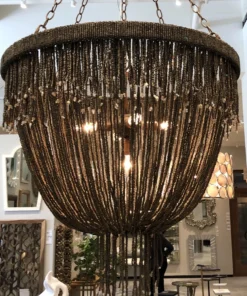 Made Goods Carmen Chandelier Bronze Coco Beads New Arrivals