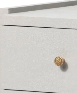 Made Goods New Arrivals Carrigan Dresser French Grey Vintage Faux Shagreen