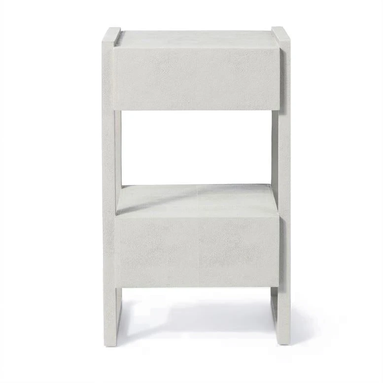 Made Goods Carrigan Single Nightstand French Gray Vintage Faux Shagreen New Arrivals 6 Made Goods Carrigan Single Nightstand French Gray Vintage Faux Shagreen New Arrivals