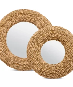 Made Goods Cohen Mirror Natural Roped Seagrass