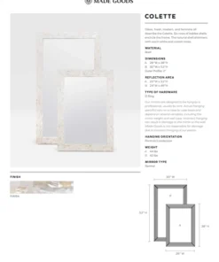 Made Goods Colette Floor Mirror