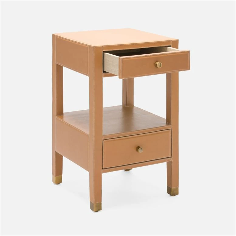 Made Goods Conner Single Nightstand Dark Tan New Arrivals 4 Made Goods Conner Single Nightstand Dark Tan New Arrivals