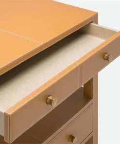 Made Goods Conner Double Nightstand Dark Tan New Arrivals