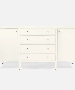 Made Goods New Arrivals Conrad Deep Drawer Buffet Pristine Faux Raffia