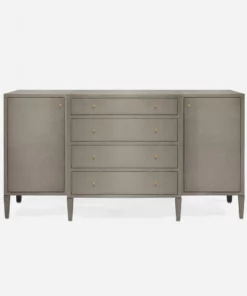 Made Goods Conrad Deep Drawer Buffet Seal Faux Raffia New Arrivals