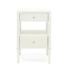 Made Goods New Arrivals Conrad Low Single Nightstand Pristine Faux Raffia