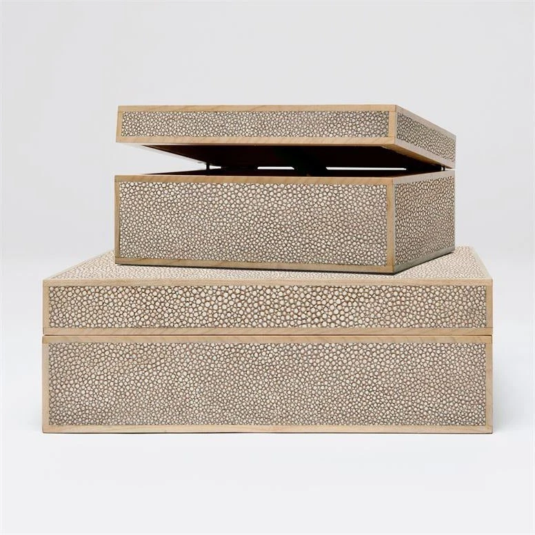 Made Goods Cooper Box Set Sand Shagreen 3 Made Goods Cooper Box Set Sand Shagreen