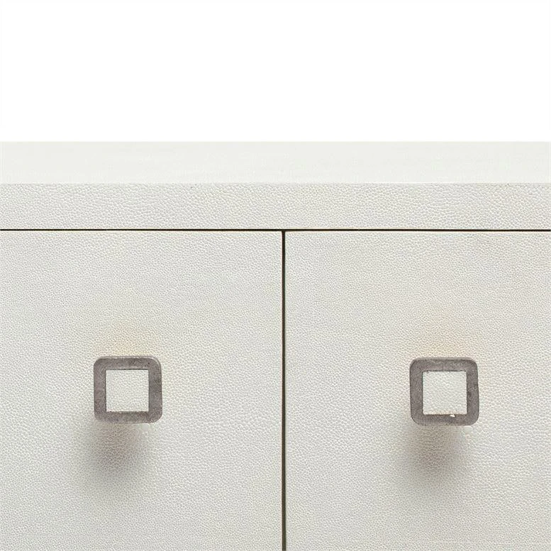 Made Goods Dallon 2 Door Buffet In Snow Faux Shagreen With Silver 4 Made Goods Dallon 2 Door Buffet In Snow Faux Shagreen With Silver