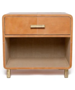 Made Goods New Arrivals Dante Double Nightstand Camel