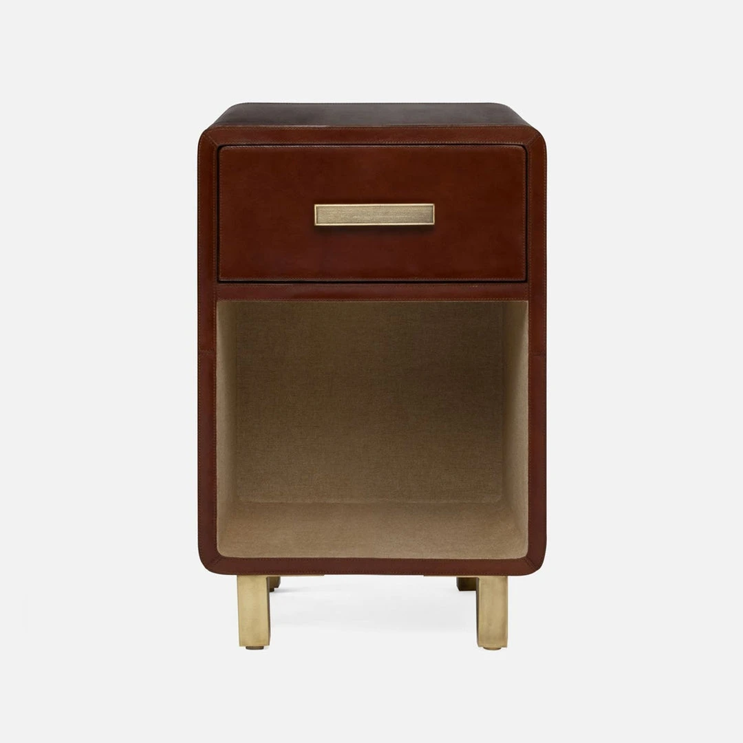 Made Goods New Arrivals Dante Single Nightstand Tobacco Leather 3 Made Goods New Arrivals Dante Single Nightstand Tobacco Leather