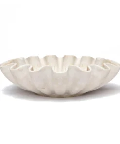 Made Goods Darci Marble Bowl Wide Low