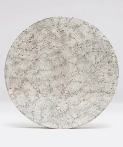 Made Goods Delancy Side Table Silver And Grey Eggshell