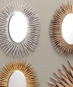 Made Goods Donatella Oval Mirror Silver New Arrivals