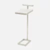 Made Goods Ellery Accent Table Blanc And Silver New Arrivals 2 Made Goods Ellery Accent Table Blanc And Silver New Arrivals
