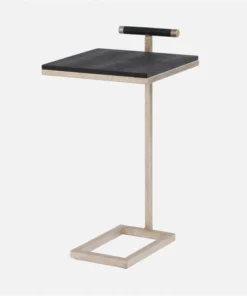 Made Goods Ellery Laptop Table Black And Silver