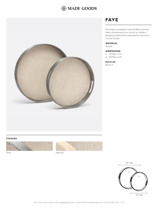 Made Goods Faye Round Tray Set Of Two Natural Buntal 4 Made Goods Faye Round Tray Set Of Two Natural Buntal