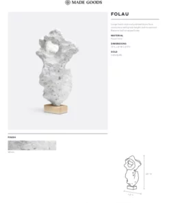 Made Goods Folau Object White Coral New Arrivals