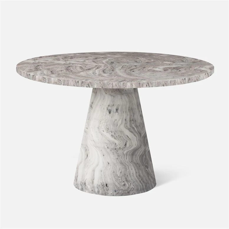 Made Goods Giovanni Dining Table Gray Swirled Resin New Arrivals 3 Made Goods Giovanni Dining Table Gray Swirled Resin New Arrivals