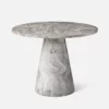 Made Goods Giovanni Entry Table Gray Swirl Lacquered Resin New Arrivals