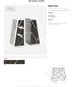 Made Goods Griffen Bookends