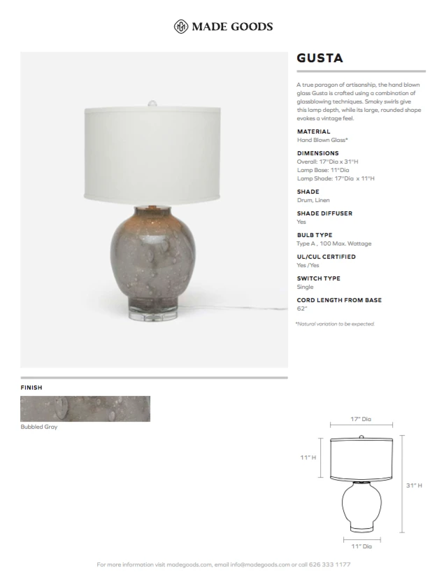 Made Goods Gusta Table Lamp New Arrivals 7 Made Goods Gusta Table Lamp New Arrivals