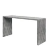 Made Goods Harlow 60" Console Cool Gray Faux Shagreen 2 Made Goods Harlow 60" Console Cool Gray Faux Shagreen