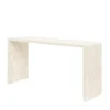 Made Goods New Arrivals Harlow 60" Console Ivory Faux Shagreen