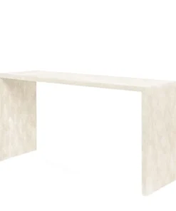 Made Goods New Arrivals Harlow 60" Console Ivory Faux Shagreen