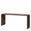 Made Goods New Arrivals Harlow 72" Console Dark Mushroom Faux Shagreen