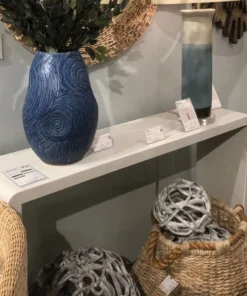 Made Goods New Arrivals Harlow Narrow Console Blanc