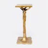 Made Goods Hector Drinks Table Aged Brass Iron