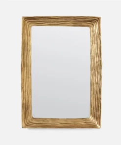 Made Goods New Arrivals Hetty Rectangular Mirror Antique Gold