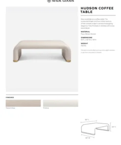 Made Goods Hudson Coffee Table Pristine