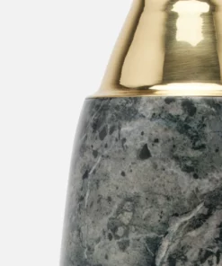 Made Goods Isabis Vase Small Black Marble