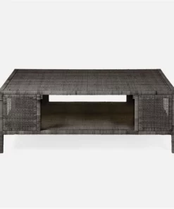 Made Goods Isla Coffee Table Smoke Rattan