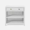 Made Goods New Arrivals Isla Double Nightstand White