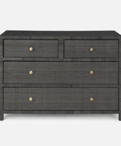 Made Goods New Arrivals Isla Dresser Smoke Rattan 48"