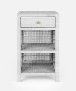 Made Goods Isla Single Nightstand White