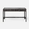 Made Goods Isla 2 Drawer Desk Smoke Peeled Rattan