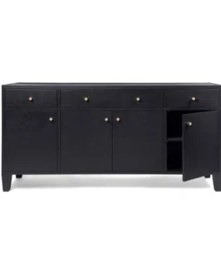 Made Goods New Arrivals Jarin Buffet Dark Navy Faux Belgian Linen 8 Made Goods New Arrivals Jarin Buffet Dark Navy Faux Belgian Linen