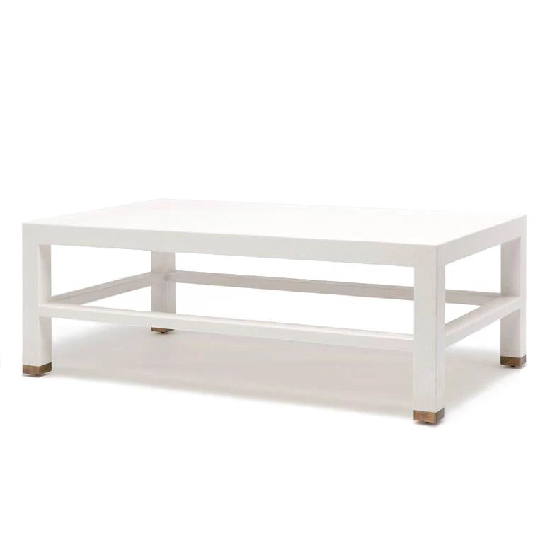 Made Goods Jarin Coffee Table Designer White Faux Belgian Linen New Arrivals 3 Made Goods Jarin Coffee Table Designer White Faux Belgian Linen New Arrivals