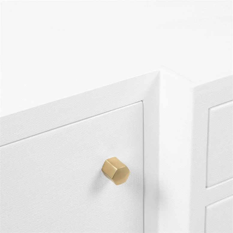 Made Goods Jarin Deep Drawer Buffet Designer White Faux Belgian Linen 7 Made Goods Jarin Deep Drawer Buffet Designer White Faux Belgian Linen