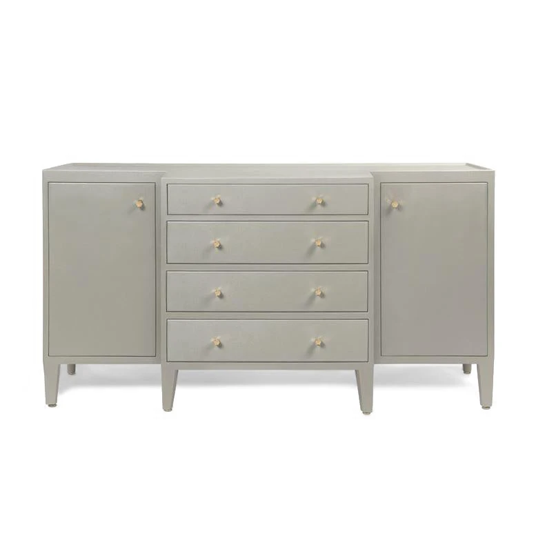 Made Goods New Arrivals Jarin Deep Drawer Buffet Light Gray Faux Belgian Linen 4 Made Goods New Arrivals Jarin Deep Drawer Buffet Light Gray Faux Belgian Linen
